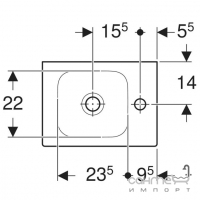 Мебельная раковина Geberit iCon 124736000 белая