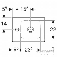 Меблева раковина Geberit iCon 124836000 біла