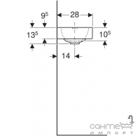 Меблева раковина Geberit iCon 124836000 біла