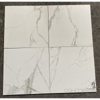 Керамогранит под мрамор Allore Carrara White Full Lappato 600x600x8