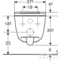 Безободковый подвесной унитаз с функцией биде Geberit AquaClean Sela Square 146.250.21.1 белый/хром