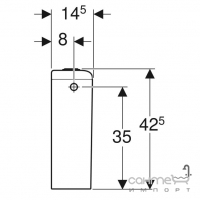 Бачок для унітазу Geberit iCon 229420000 білий