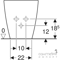 Підлогове біде Geberit iCon Square 231950000 біле