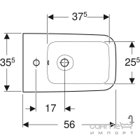 Підлогове біде Geberit iCon Square 231950000 біле