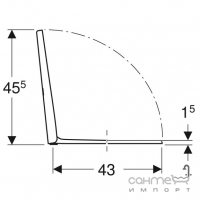 Сидіння для унітазу softclose дюропласт Geberit iCon 245.464.JT.1 біле матове
