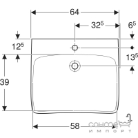 Подвесная раковина для маломобильных особ Geberit Selnova Comfort 500.188.01.7 белая