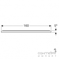 Зеркало с LED-подсветкой, диммером, сенсором и подогревом стекла Geberit Xeno2 500.204.00.1