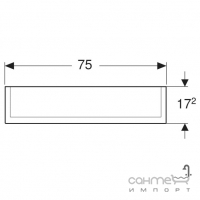 Подвесной зеркальный шкафчик с LED-подсветкой, розеткой и сенсором Geberit Option Plus 500.206.00.1