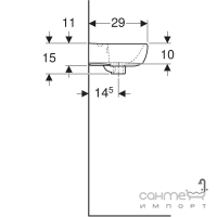 Подвесная раковина Geberit Selnova 500.320.01.7 белая