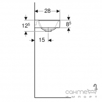 Раковина Geberit Xeno2 500.528.01.1 белая