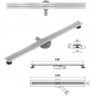 Трап MEXEN FLAT 160 M13 MEX-1010160