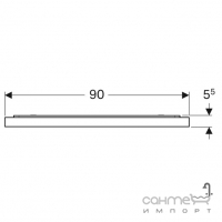 Зеркало с LED-подсветкой, диммером, сенсором и подогревом стекла Geberit Xeno2 500.522.00.1