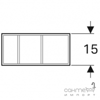 Внутренний органайзер для тумбы Geberit Xeno2 500.527.00.1 серый