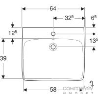 Підвісна раковина для маломобільних осіб Geberit Selnova Comfort 501.463.00.7 біла