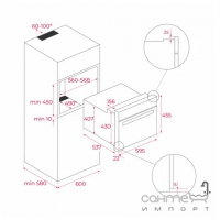 Электрический духовой шкаф с микроволновкой Teka Maestro HLC 8440 C FBK 111160028 черный