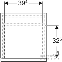 Подвесной комод Geberit iCon 502.315.JH.1 дуб