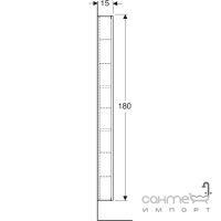 Плоский подвесной пенал Geberit iCon 502.317.01.1 белый глянец