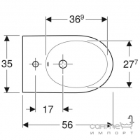 Підлогове біде Geberit iCon 502.384.JT.1 біле матове