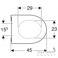 Сидение для унитаза softclose дюропласт Geberit Acanto 502.719.01.1 белое