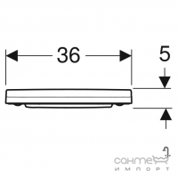 Сидение для унитаза softclose дюропласт Geberit Acanto 502.719.01.1 белое