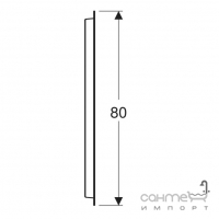 Овальне дзеркало з LED-підсвічуванням Geberit Option Ovale 502.800.00.1