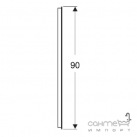 Прямокутне дзеркало з LED-підсвічуванням Geberit Option Basic Square 502.814.00.1