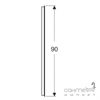 Прямокутне дзеркало з LED-підсвічуванням Geberit Option Basic Square 502.816.00.1