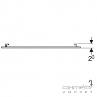 Прямоугольное зеркало Geberit Selnova Square 502.892.00.1