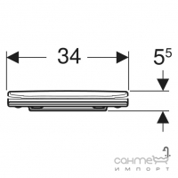 Дитяче сидіння для унітазу дюропласт Geberit Bambini 502.969.SX.1 сине