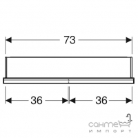 Зеркальный шкафчик с LED-подсветкой для монтажа в нишу Geberit One ComfortLight 505.802.00.1 алюминий