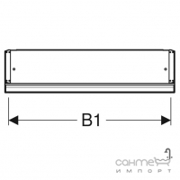 Дзеркальна шафка з LED-підсвічуванням Geberit One ComfortLight 505.810.00.1 алюміній, лівий