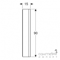 Зеркальный шкафчик с LED-подсветкой Geberit One ComfortLight 505.813.00.1 алюминий