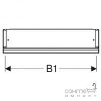 Зеркальный шкафчик с LED-подсветкой Geberit One ComfortLight 505.830.00.1 алюминий, левый