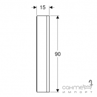 Зеркальный шкафчик с LED-подсветкой Geberit One ComfortLight 505.834.00.1 алюминий