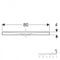 Прямоугольный тонкий душевой поддон из искусственного камня 1200х800 Geberit Olona 550.763.00.1 матовый белый