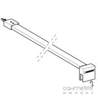 Кронштейн для душевой перегородки Geberit 154.283.00.1 хром