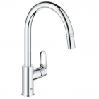 Змішувач для кухні з витяжним виливом Grohe QuickFix Start Flow 30569000 хром