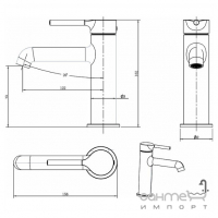 Смеситель для раковины Armaform Silvia 2032-815-81 матовый черный