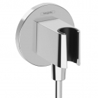 Шланговое подключение с держателем для ручного душа Hansgrohe FixFit S 26888000 хром