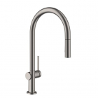 Смеситель для кухни с вытяжным изливом Hansgrohe Talis M54 72800340 матовый черный хром