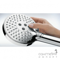 Ручной душ Hansgrohe Raindance Select S 120 3j PowderRain EcoSmart 26515000 хром, 3 режима