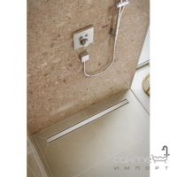 Лінійний душовий трап Hansgrohe Raindrain Original 600 56196800 матова нержавіюча сталь