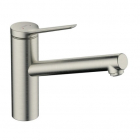 Смеситель для кухни Hansgrohe Zesis M33 LowPressure 74806800 нержавеющая сталь