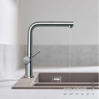 Змішувач для кухні з витяжним виливом Hansgrohe Talis M54 LowPressure 72860000 хром