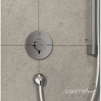 Смеситель-термостат для душа скрытого монтажа Hansgrohe ShowerSelect Comfort S 15553000 хром