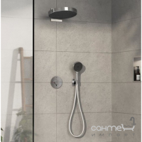 Смеситель-термостат для душа скрытого монтажа на 2 потребителя Hansgrohe ShowerSelect Comfort S 15556000 хром