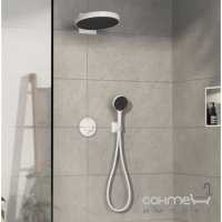 Смеситель-термостат для душа скрытого монтажа на 2 потребителя Hansgrohe ShowerSelect Comfort S 15556700 матовый белый