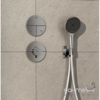 Переключатель режимов скрытого монтажа Hansgrohe ShowerSelect Comfort S 15558000 хром