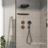 Переключатель режимов скрытого монтажа Hansgrohe ShowerSelect Comfort S 15558140 бронза