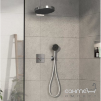 Змішувач-термостат прихованого монтажу на 2 споживачі Hansgrohe ShowerSelect Comfort E 15578000 хром